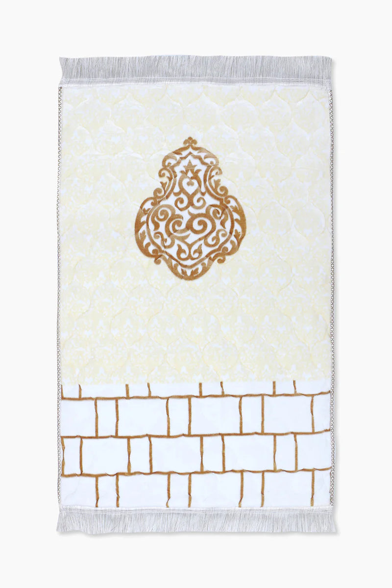 Thick Velvet Printed Janamaz Prayer Mat