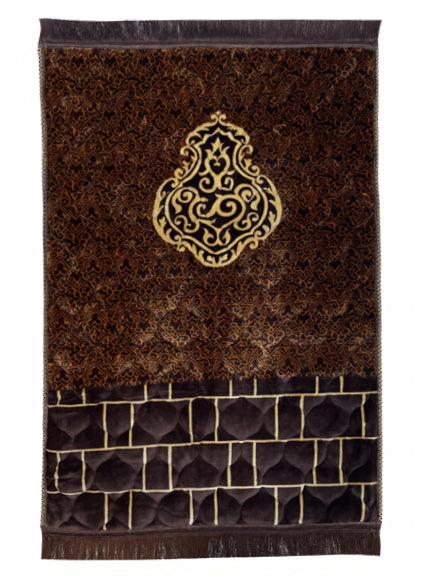 Thick Velvet Printed Janamaz Prayer Mat