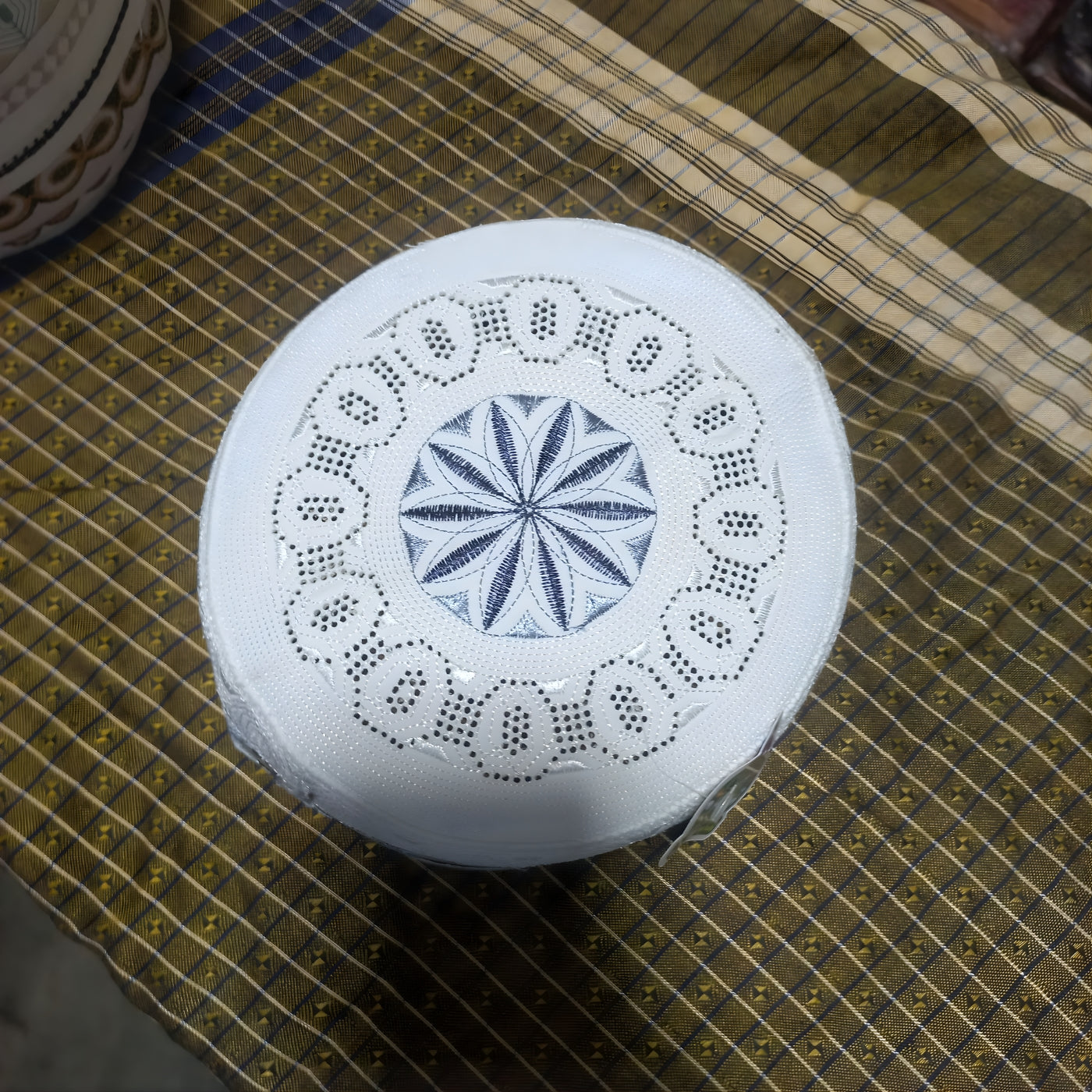 Handcrafted Bangladeshi Farooque Design Cap for Men