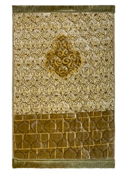 Thick Velvet Printed Janamaz Prayer Mat