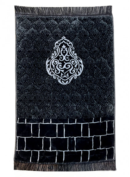 Thick Velvet Printed Janamaz Prayer Mat
