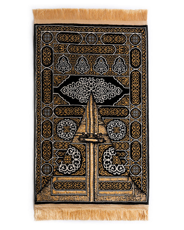 Kaaba Door Prayer Mat - Misk Collection By Mada Carpet, Crafted in Madina