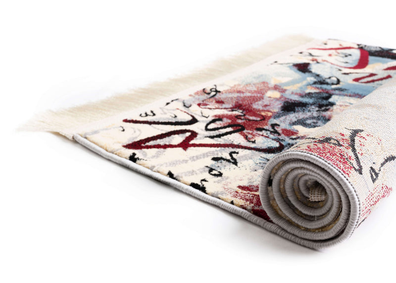Arabic Calligraphy Mada Carpet Prayer Mat , Crafted in Madina, Saudi Arabia