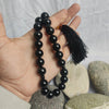 Black Aqeeq Tasbih 14 mm/21 Beads
