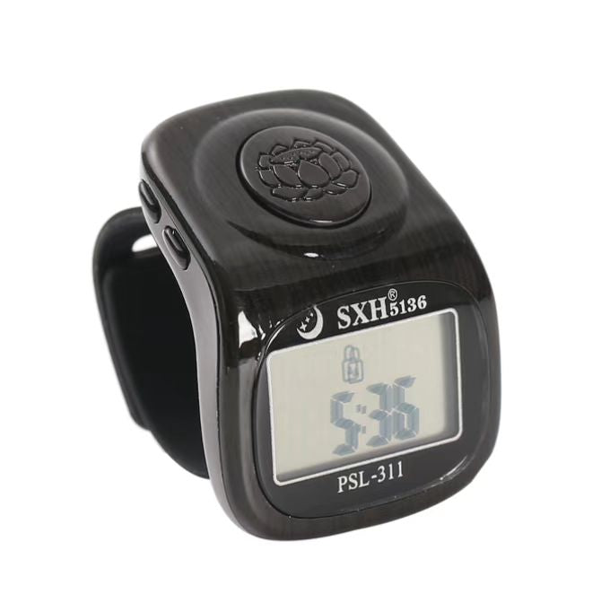 Lock Screen Digital Ring Tasbeeh – Multi Functional Tasbeeh with 8 Channels