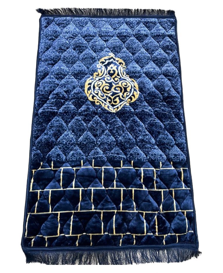 Thick Velvet Printed Janamaz Prayer Mat