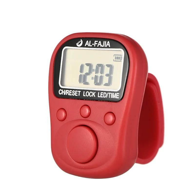 Finger Counter With LED Electronic Tally Counter 7 Channels 6 Digit Finger Counter Multifunction Tasbih