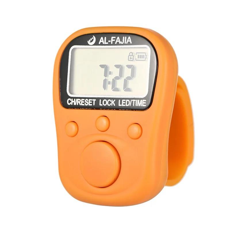 Finger Counter With LED Electronic Tally Counter 7 Channels 6 Digit Finger Counter Multifunction Tasbih