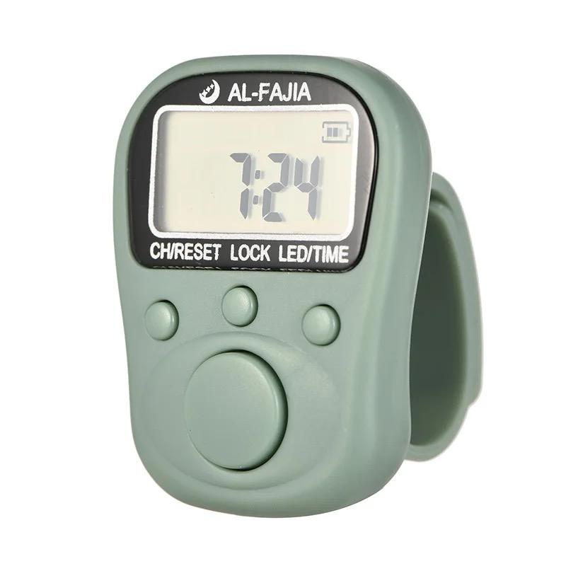 Finger Counter With LED Electronic Tally Counter 7 Channels 6 Digit Finger Counter Multifunction Tasbih