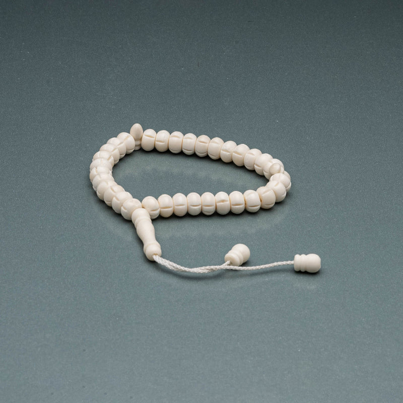 Camel Bone Tasbih (33 beads Cut Shape)